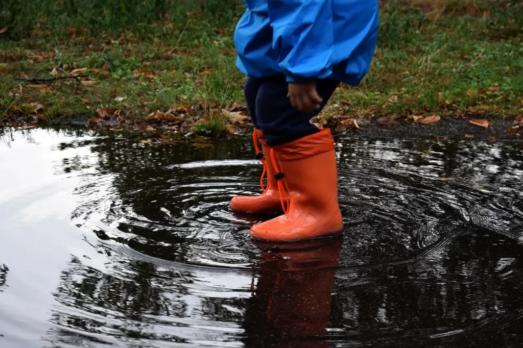 Kamperen in de regen